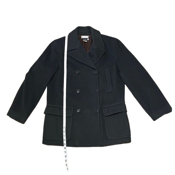 Michael Kors Vintage 90’s Double Breasted USA Made Wool Cashmere Pea Coat - Picture 6 of 11